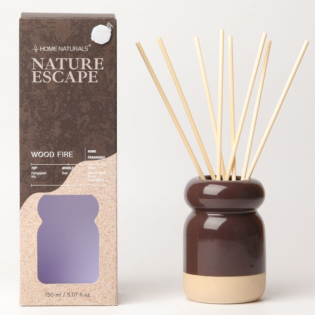 Nature Escape Wood Fire 150ml Reed Diffuser