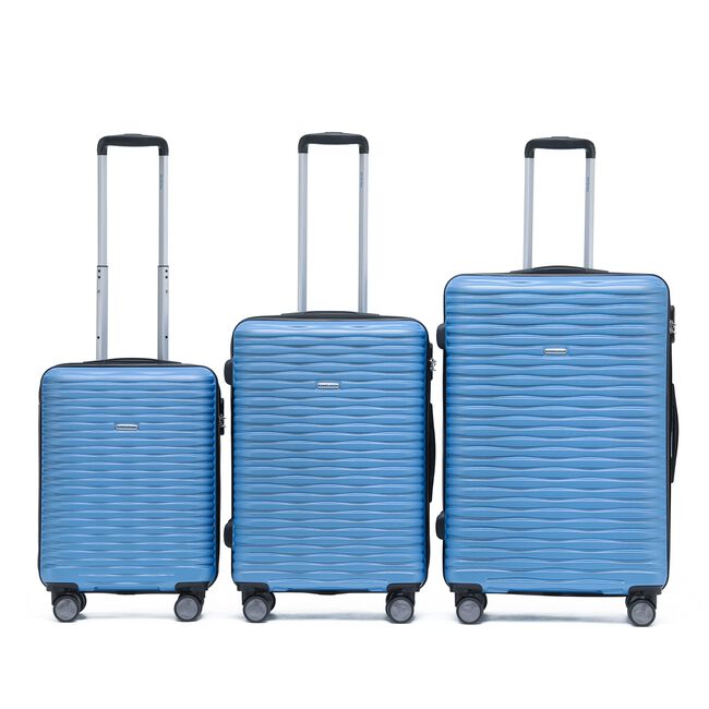 Cabin Size Lightweight Hardshell Luggage - Blue