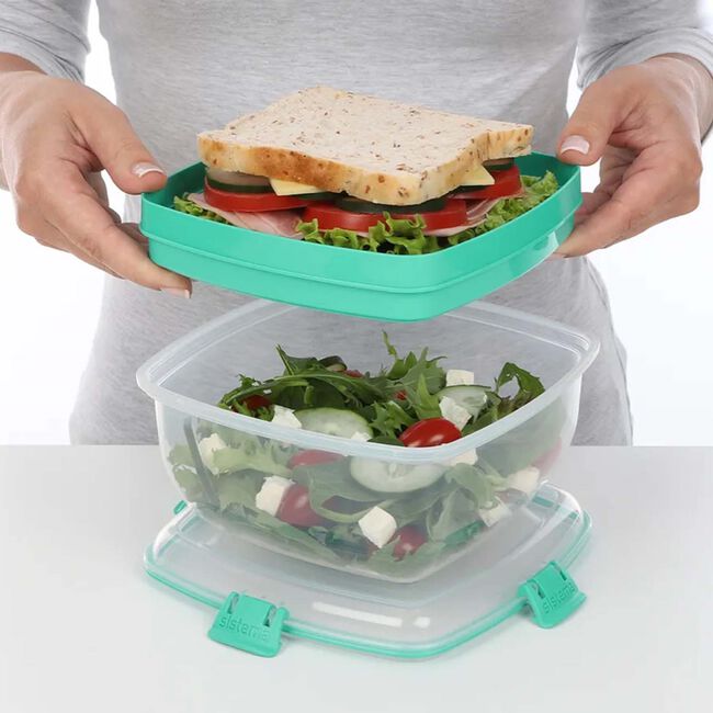 Sistema Salad & Sandwich To Go Lunch Box