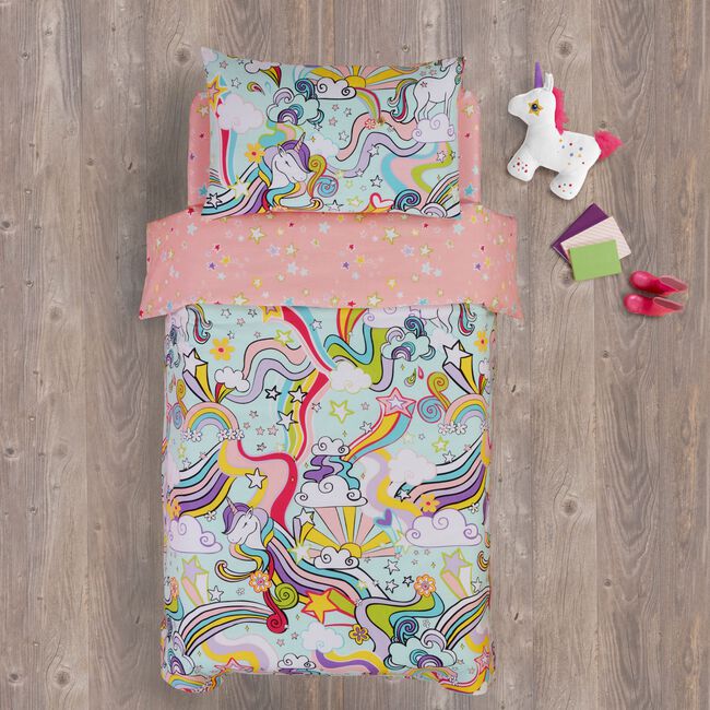 JUNIOR BED DUVET COVER Groovy Unicorn