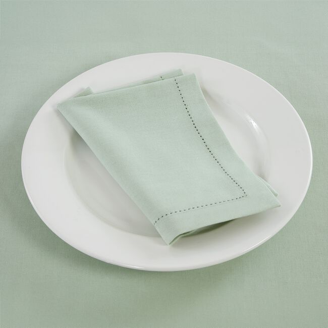 Dobby Stitch Duck Egg  4PK Napkin