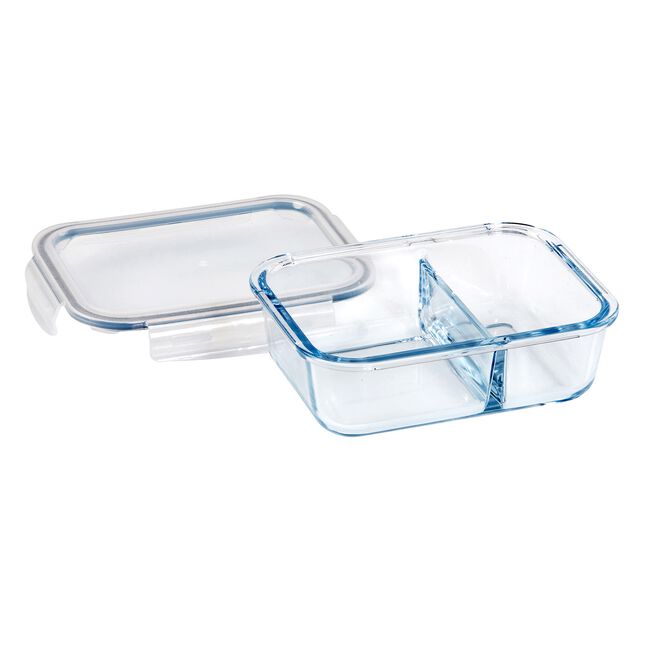 WILTSHIRE 930ml Rectangle Container with 2 Divider