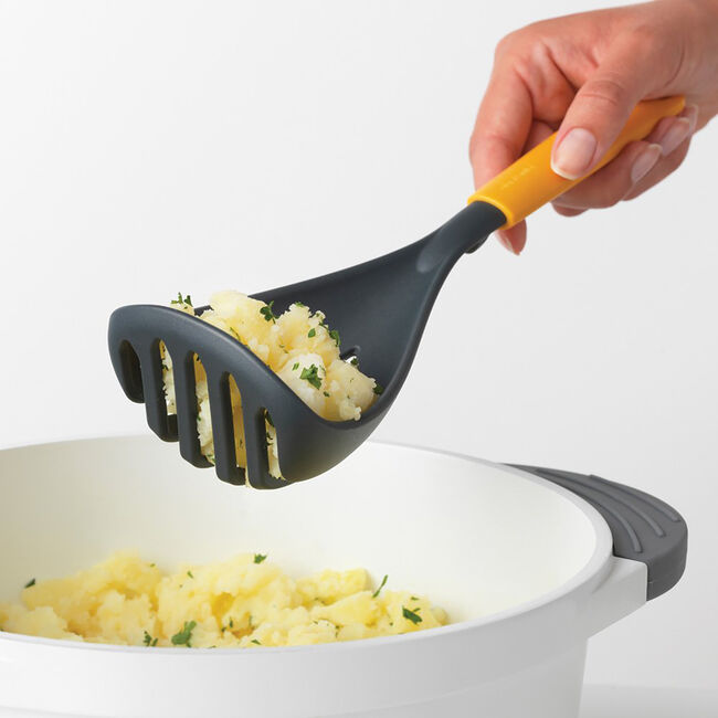 Brabantia Potato Masher w/ Spoon - Yellow