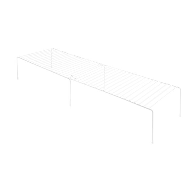 Expanding Cabinet Shelf White