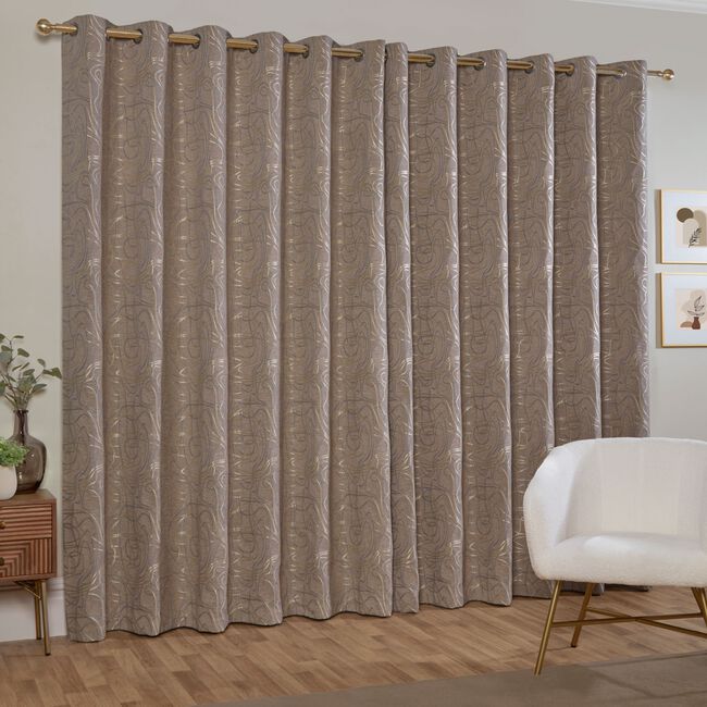 TOPOGRAPHY NATURAL 66x72 Curtain