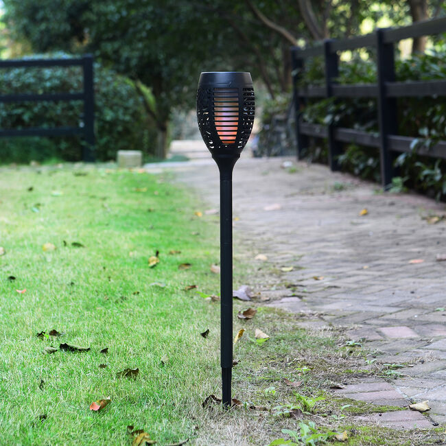 Flickering Flame Solar Garden Stake