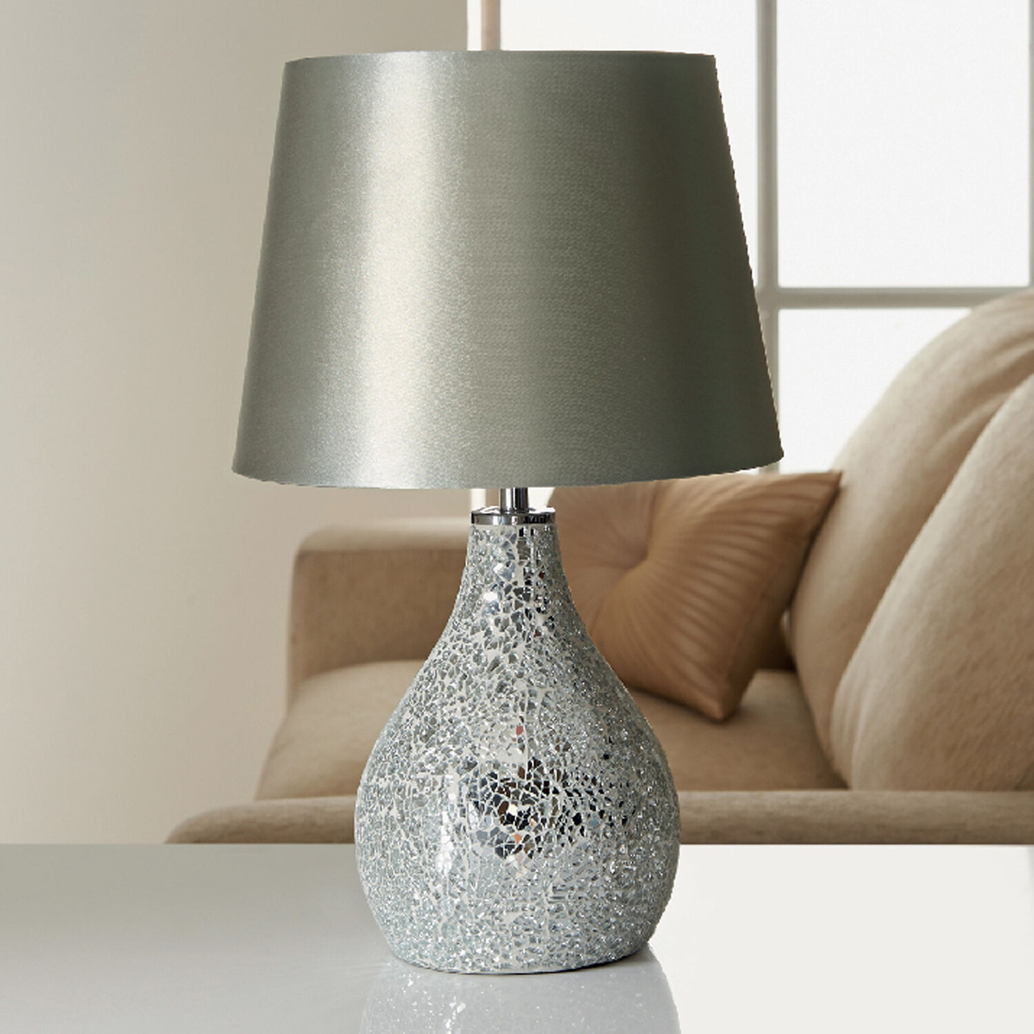 mosaic crackle lamp