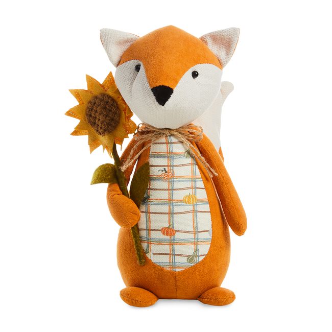 Fox With Sunflower