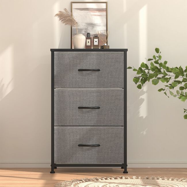 3 DRAWER UNIT Charcoal