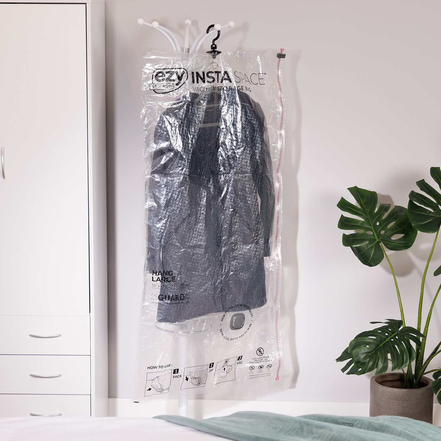 at Home 1-Pack Insta-Space Hanging Vacuum Bag, Large