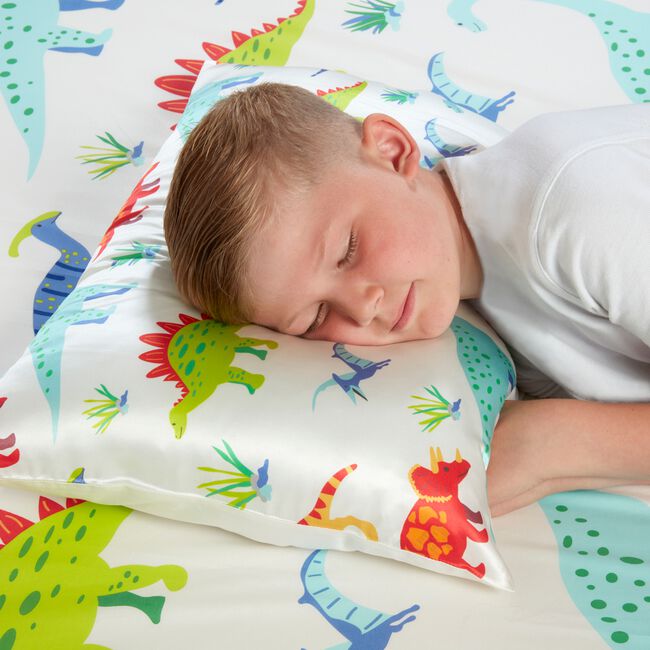 Silk Junior Pillowcase Dino Land 40cm x 60cm