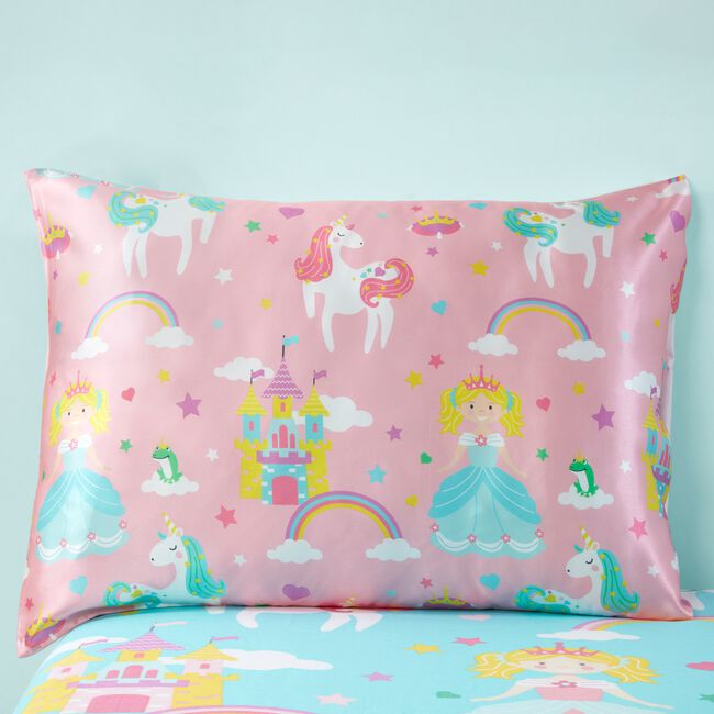 Rainbow Kingdom Silk Junior Pillowcase 40cm x 60cm