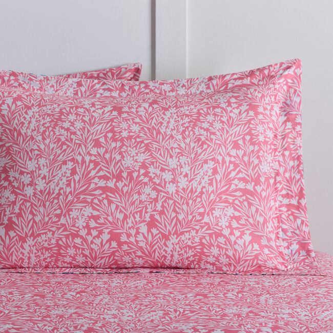 Penelope Oxford Pillowcase Pair - Pink