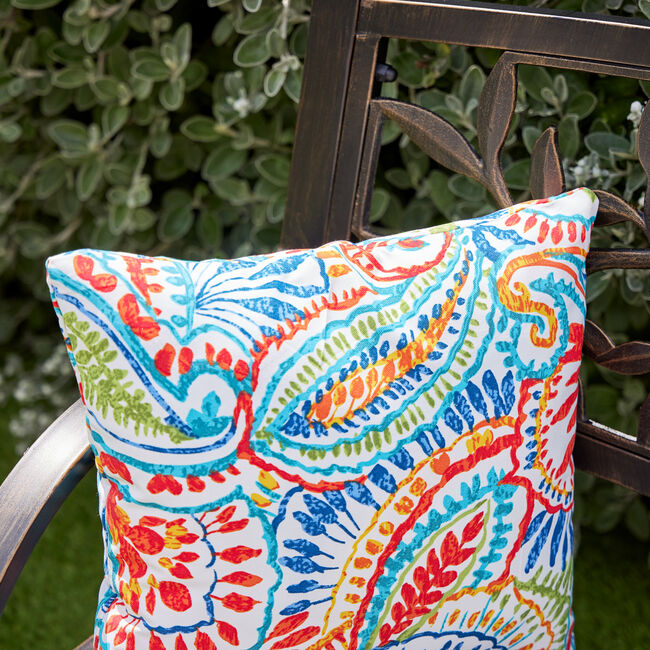 Tropical Print Outdoor Cushion 