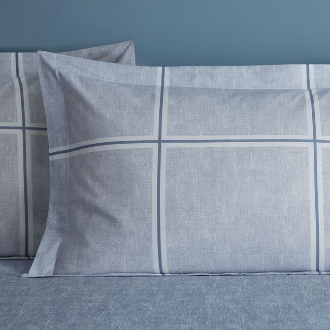 Lugh Oxford Pillowcase Pair - Chambray