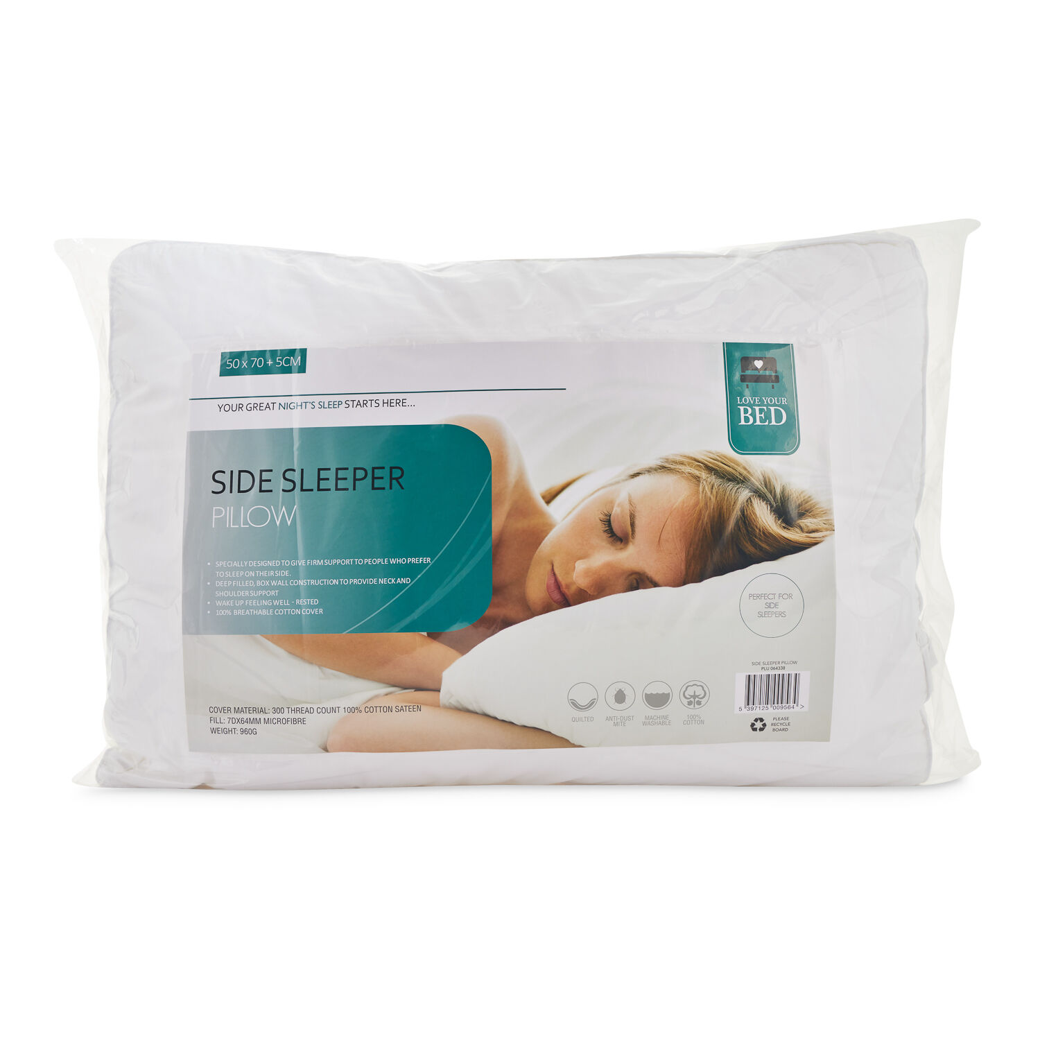 Firm bed outlet pillow