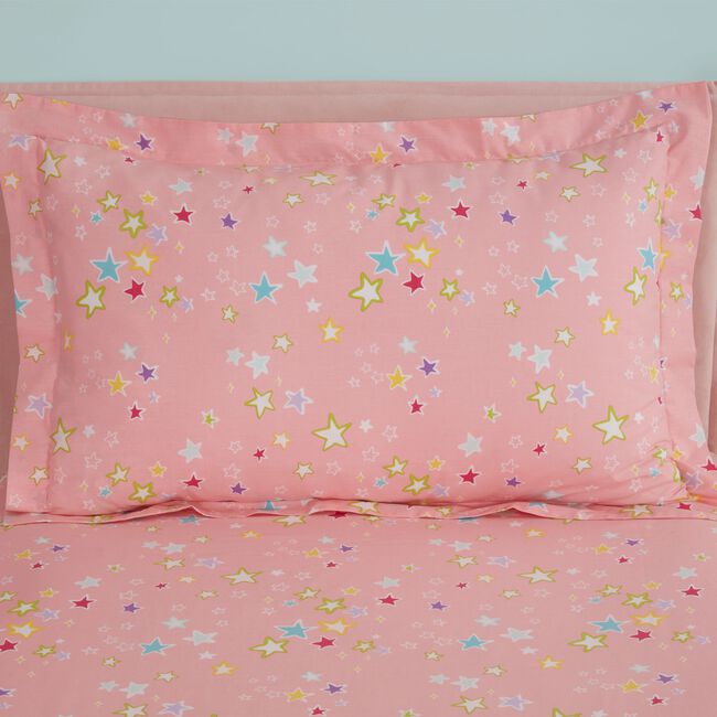 Groovy Unicorn Oxford Pillowcase Pair - Pink