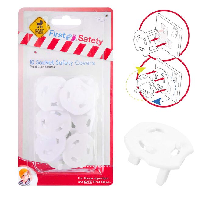 Socket Safety Covers 10 Pack