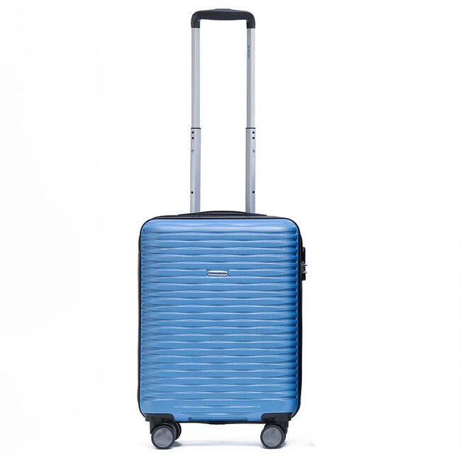 Cabin Size Lightweight Hardshell Luggage - Blue