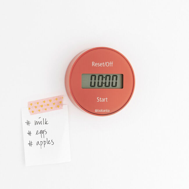 Brabantia Magnetic Kitchen Timer - Terracotta