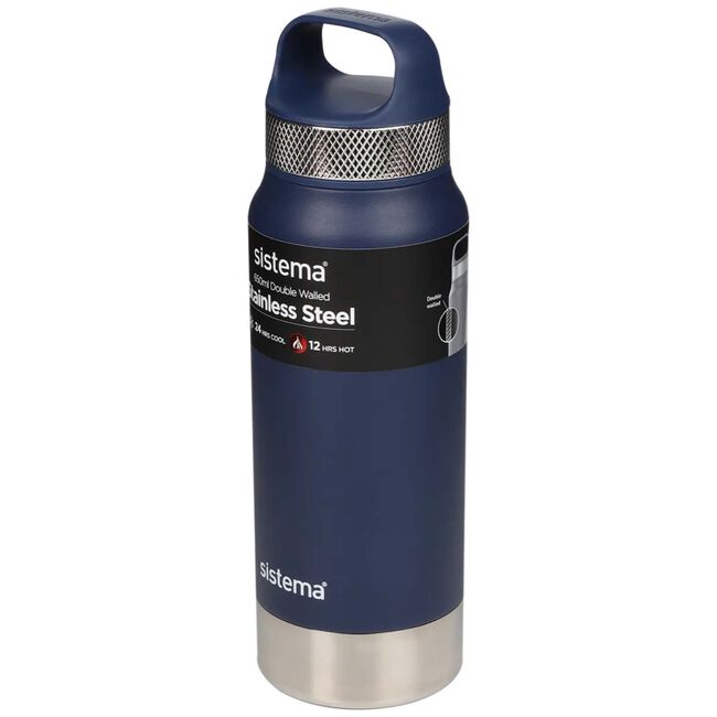 Sistema Stainless Steel 650ml Double Walled Flask