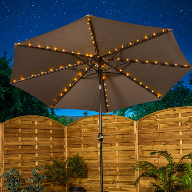 72 LED Solar Parasol Lights