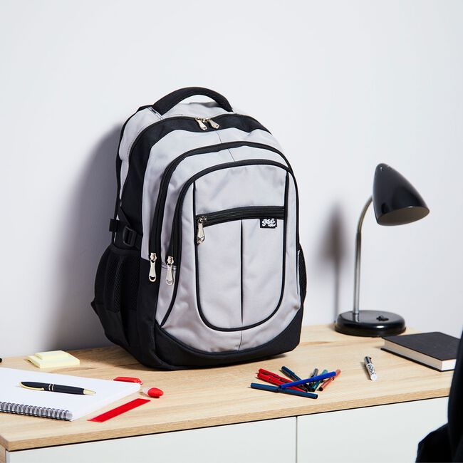 Streetsac Steel Grey Schoolbag