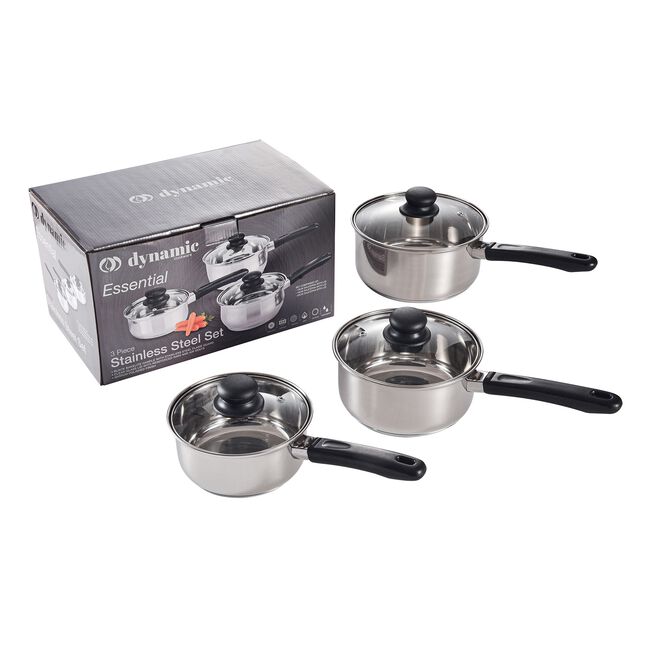 Dynamic Essential 3 Piece Cookware Set