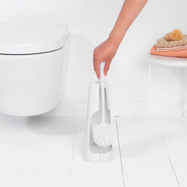 Brabantia Toilet Brush & Holder - White