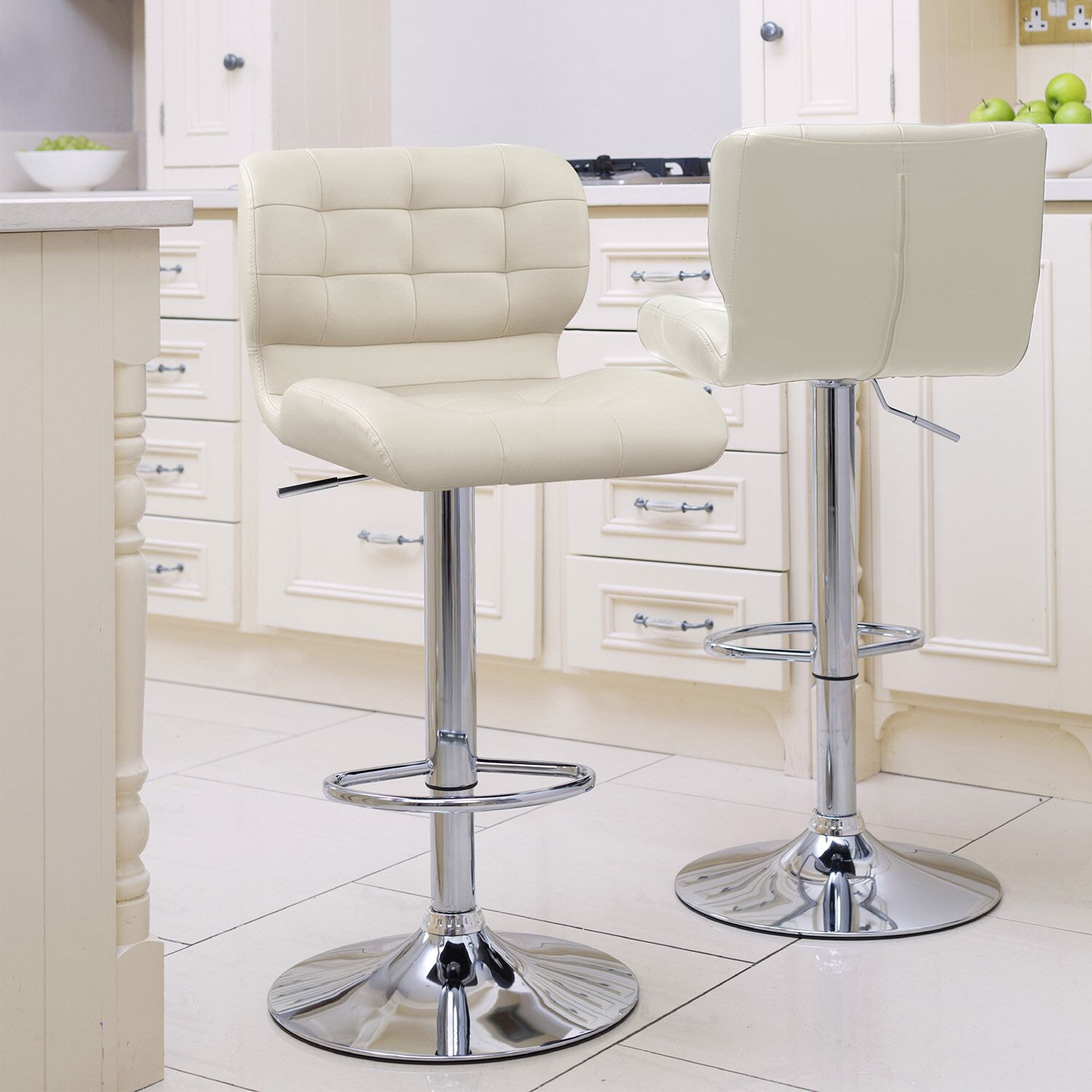 Cream bar deals stools