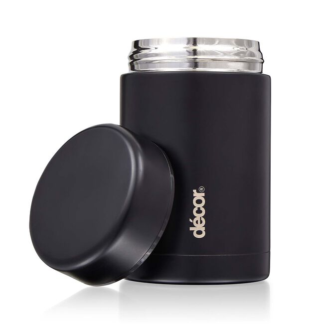 Decor Black 520ml Vacuum Food Flask