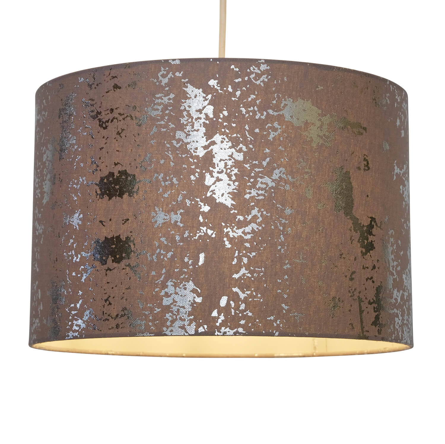 Silver and deals gold lamp shade