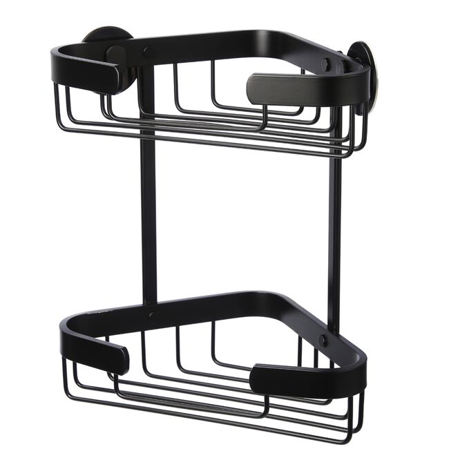 Aluminium Rust-Free 2 Tier Shower Corner Caddy