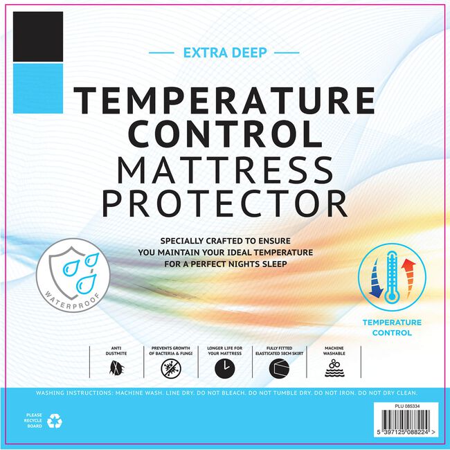 TEMP CONTROL WATERPROOF SINGLE Mattress Protector