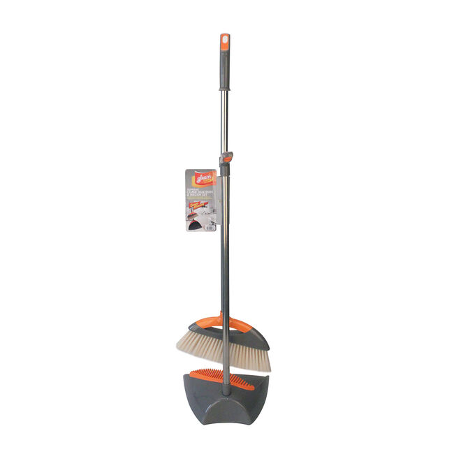 Gleam Clean Supreme Comb Dustpan and Broom Set