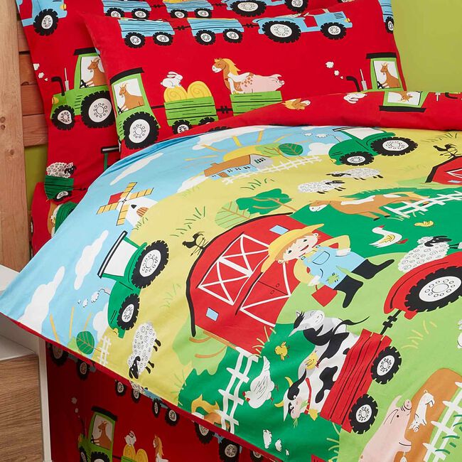 JUNIOR BED DUVET COVER Sweet Dreams Farm