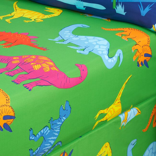 DINO CREW Junior Bed Fitted Sheet