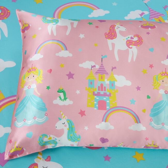 Rainbow Kingdom Silk Junior Pillowcase 40cm x 60cm