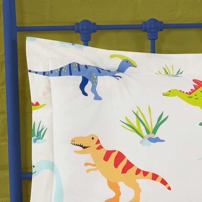 Nicole Day Dino Land Oxford Pillowcase Pair