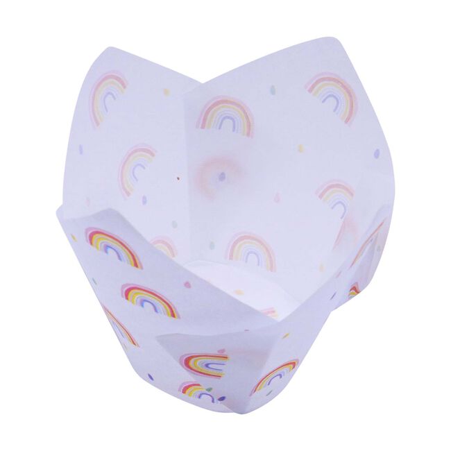 PME Rainbow 24 Tulip Muffin Cases