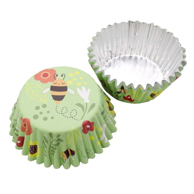 PME Bees Foil-Lined 30 Cupcake Cases