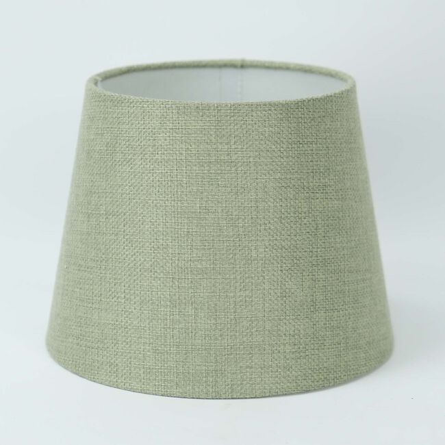 SAGE GREEN LINEN SHADE - 8"