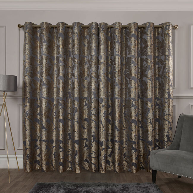 Fusion Charcoal Curtains