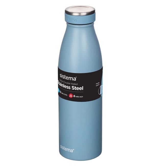 Sistema Stainless Steel Water Bottle Flask 500ml