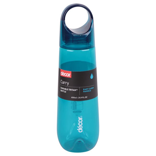 Decor Carry Blue 650ml Tritan Water Bottle