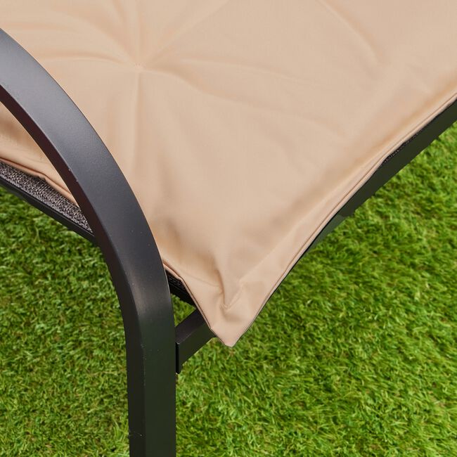 SEAT PAD NATURAL 40x40x3cm