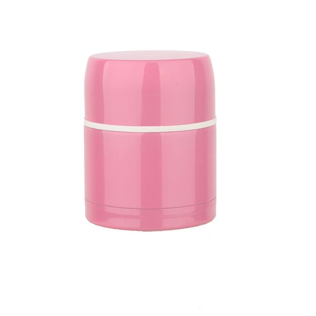 Stainless Steel Soup Flask with Spoon - Pink
