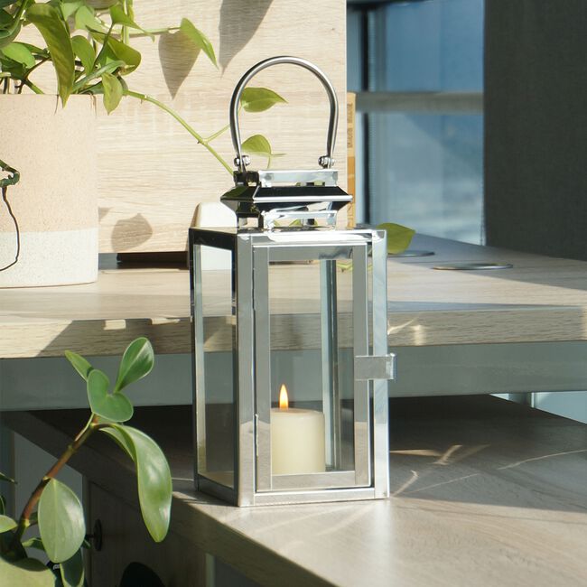 Classic Stainless Steel Small Lantern