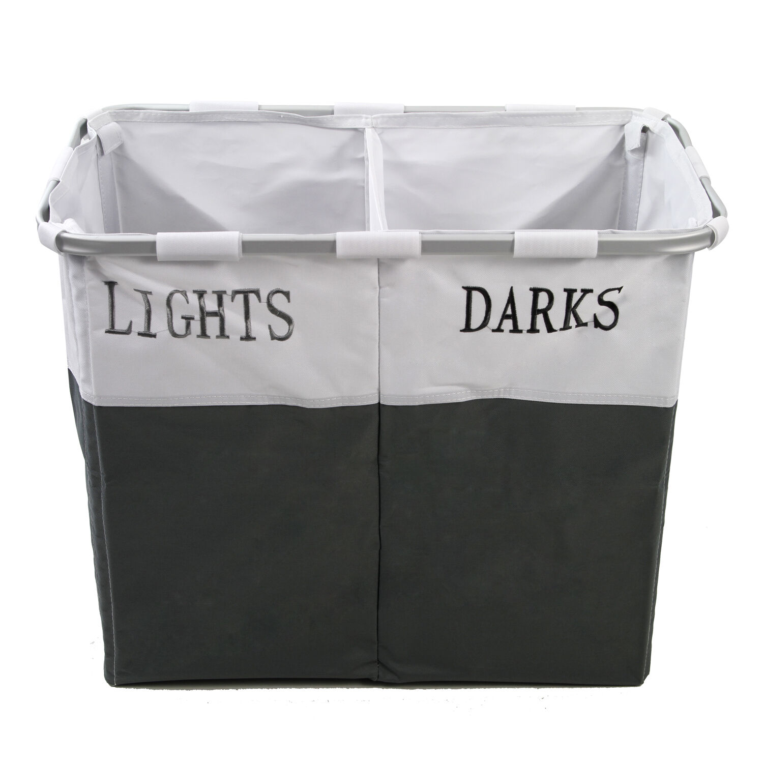 Lights and darks laundry hot sale hamper