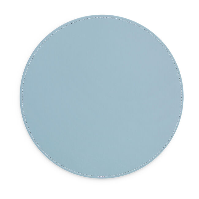 Reversible Round Placemats - Duck Egg & Grey